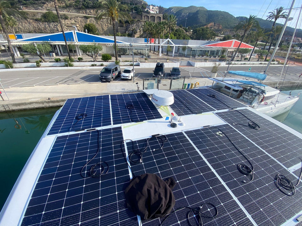 5700 Watt Solar System for 53 foot Lagoon Catamaran