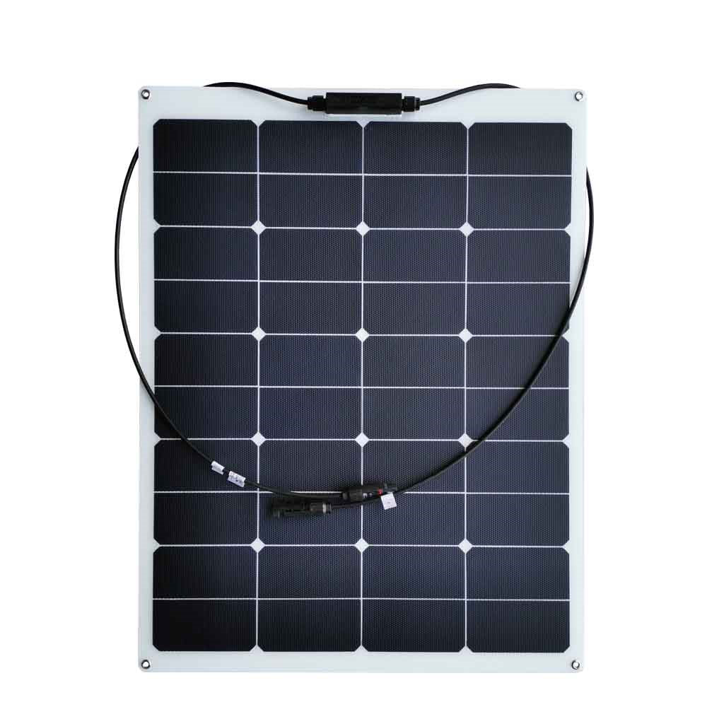 70 Watt Flexible Marine Solar Panel - Sunpower A+ Grade 24.4% Efficient Cells