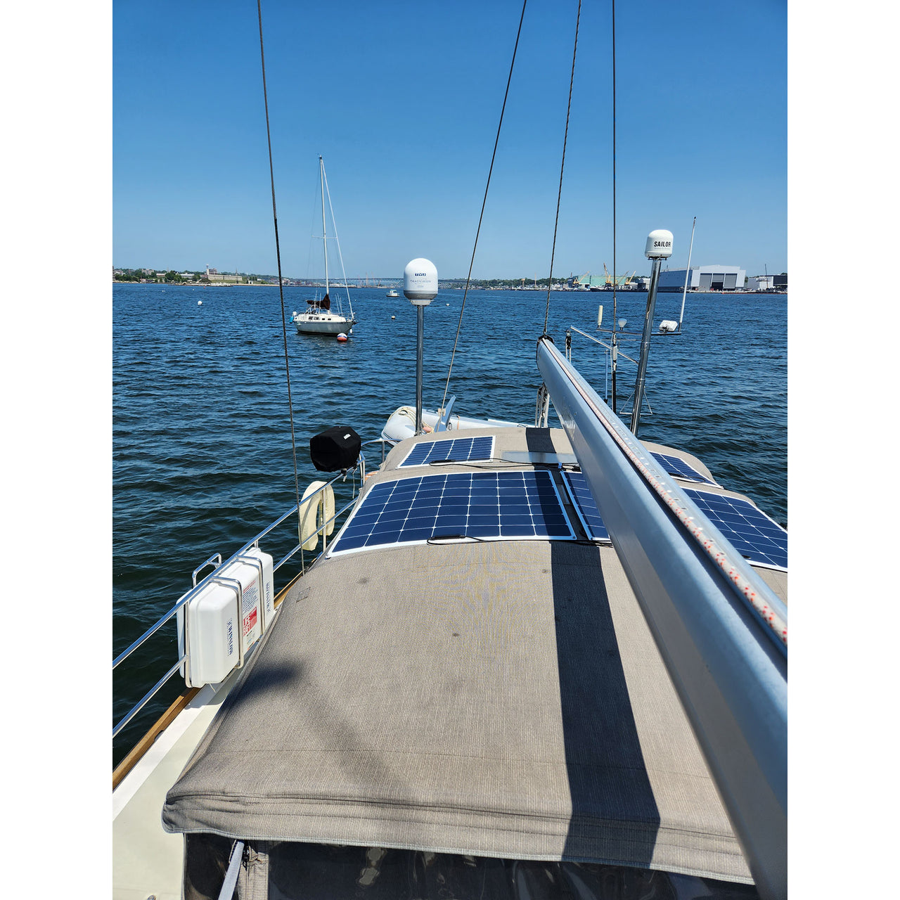 180 Watt Flexible Marine Solar Panel - Sunpower A+ Grade 24.4% Efficient Cells