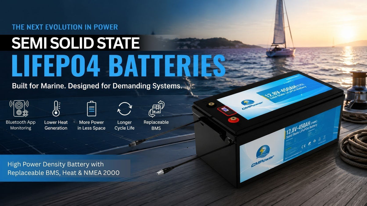 450Ah 12V Semi Solid State LiFePO4 Battery
