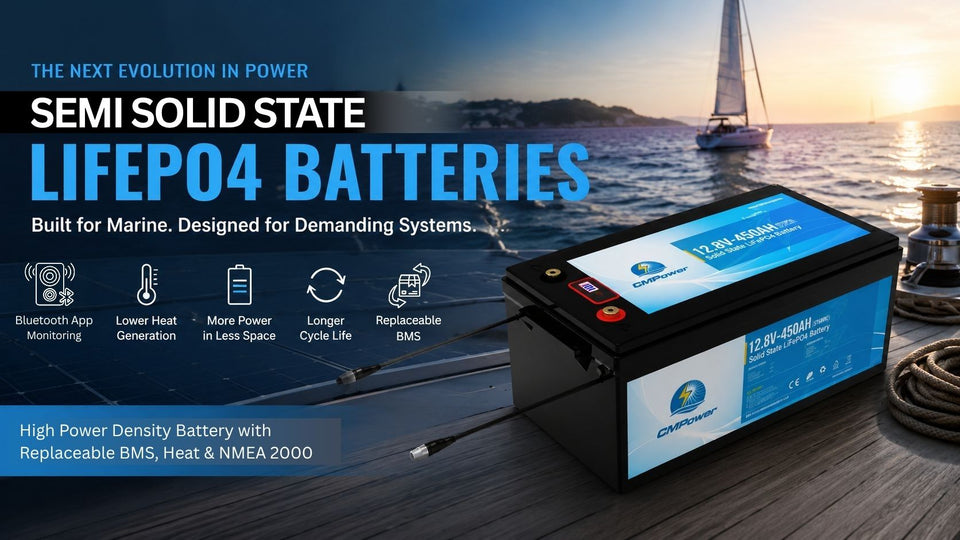 450Ah 12V Semi Solid State LiFePO4 Battery