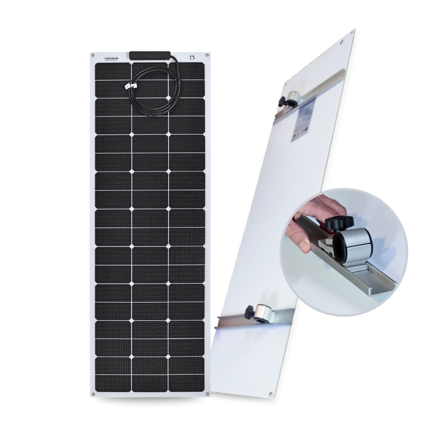 Rail Mounted Solar Panels