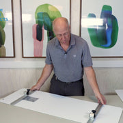 100W Rail Mounted Carbon Fiber Marine Solar Panel with Aluminum Adjustable Brackets