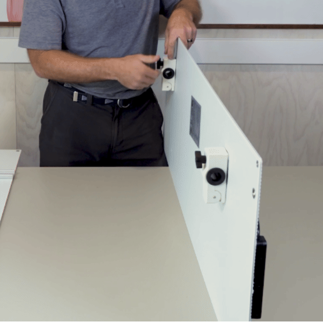 100W Rail Mounted Carbon Fiber Marine Solar Panel with Seadog Brackets