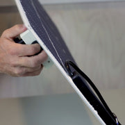 100W Rail Mounted Carbon Fiber Marine Solar Panel with Seadog Brackets