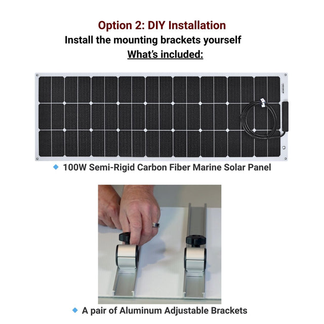 Rail Mounted Solar Panels | Custom Marine Products