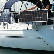 100W Rail Mounted Carbon Fiber Marine Solar Panel