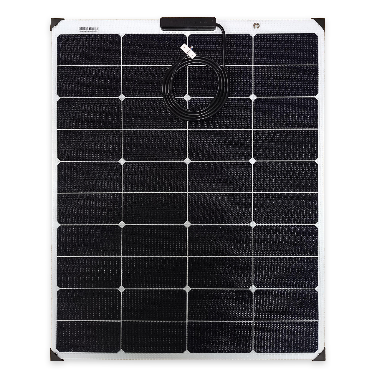 125 Watt Walkable Semi Rigid Solar Panel - Sunpower A+ Grade 24.4% Efficient Cells