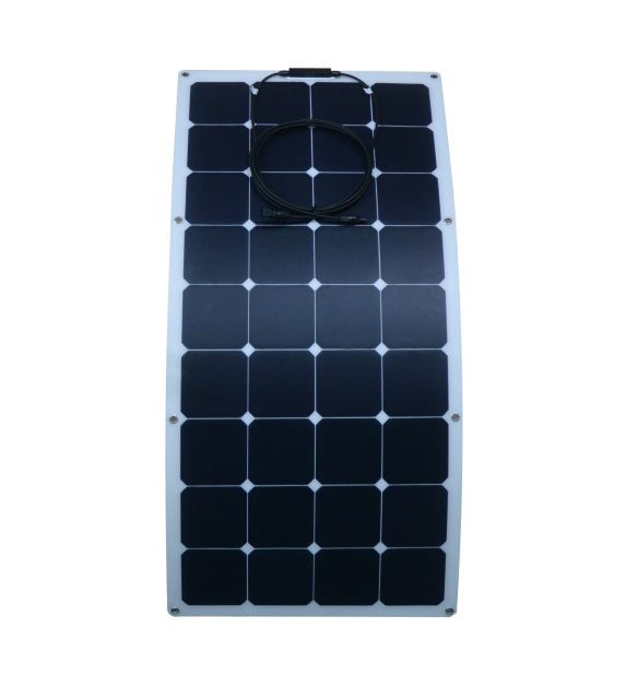 130 Watt Shade Tolerant Flexible Marine Solar Panel - Sunpower A+ Grade 24.4% Efficient Cells
