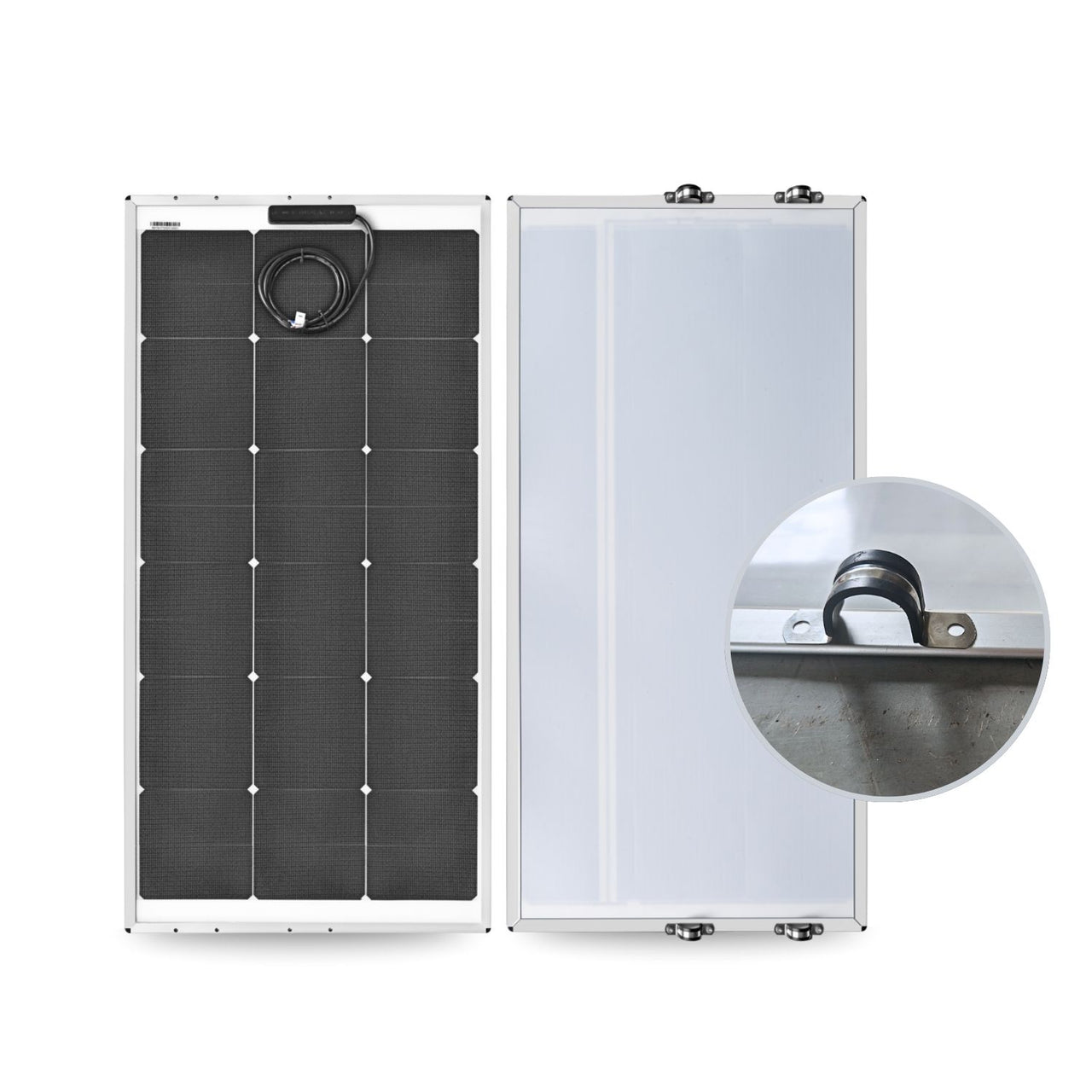140 Watt Rail Mounted Marine Solar Panel