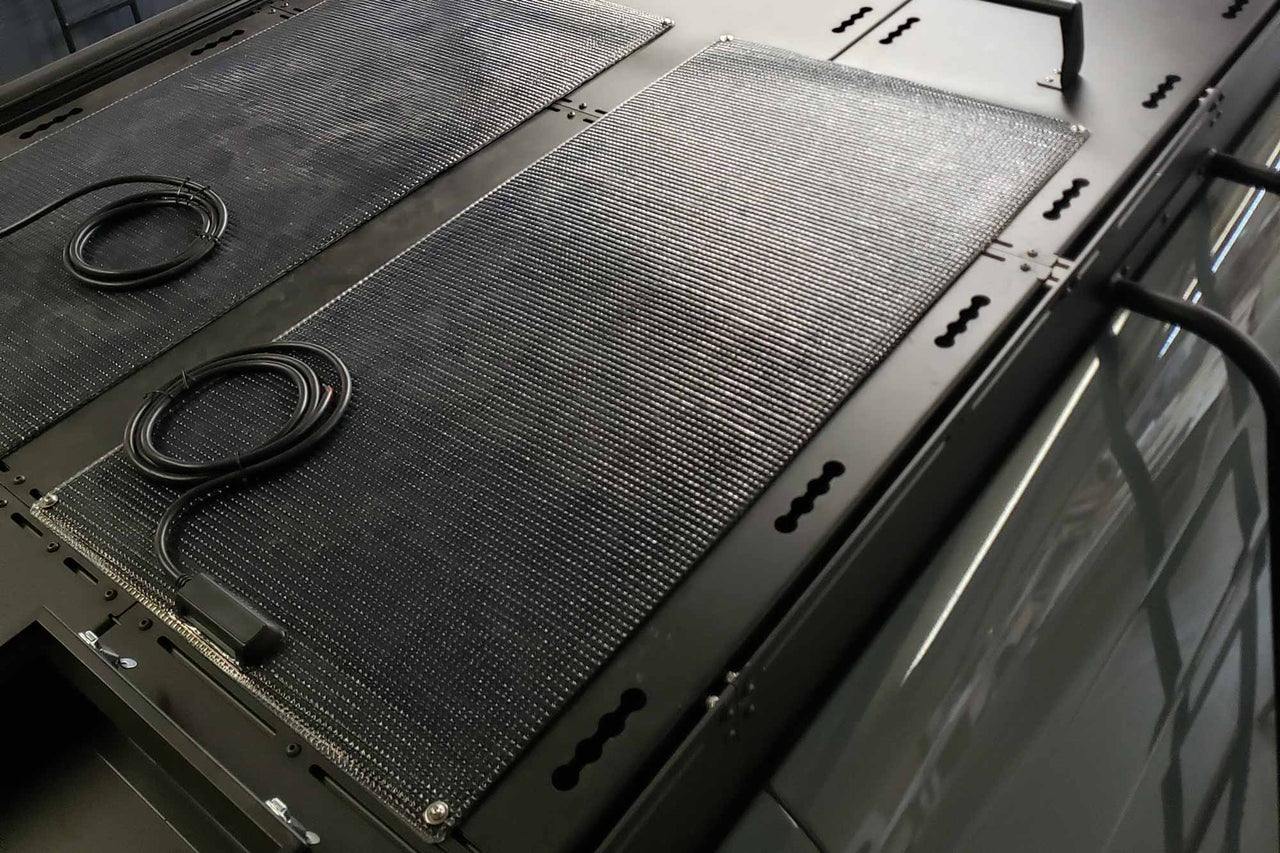 165 Watt Walkable Semi-Rigid Solar Panel - Carbon Fiber Series - Sunpower A+ Grade 24.4% Efficient Cells