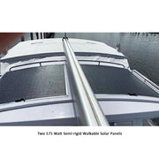175W Walkable Solar Panels Installation on a Boat