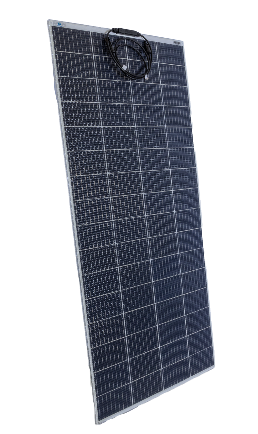 180 Watt Walkable Semi-Rigid Carbon Fiber Solar Panel - HJT Cells