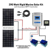 290W Rigid Marine Solar Kit with Duoracer MPPT Controller