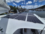 325 Watt Walkable Solar Panels on a Catamaran