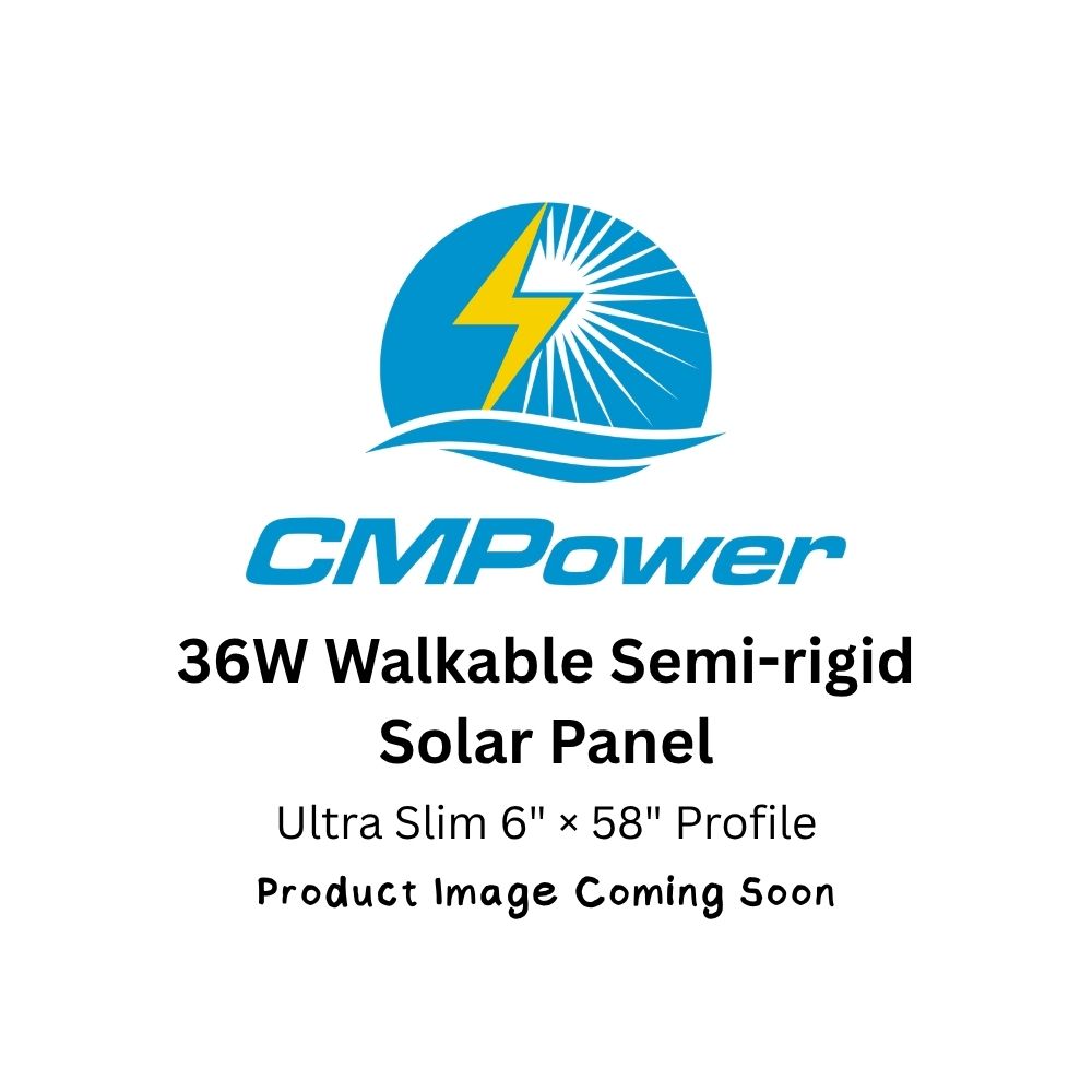 36W Walkable Semi Rigid Solar Panel