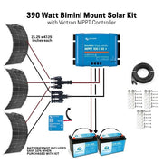 390 Watt Bimini Mount Flexible Solar Panel Kit with Victron SmartSolar MPPT Controller