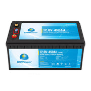 450 Ah 12 Volt 300 amp BMS Solid State LiFePO4 Battery with Bluetooth