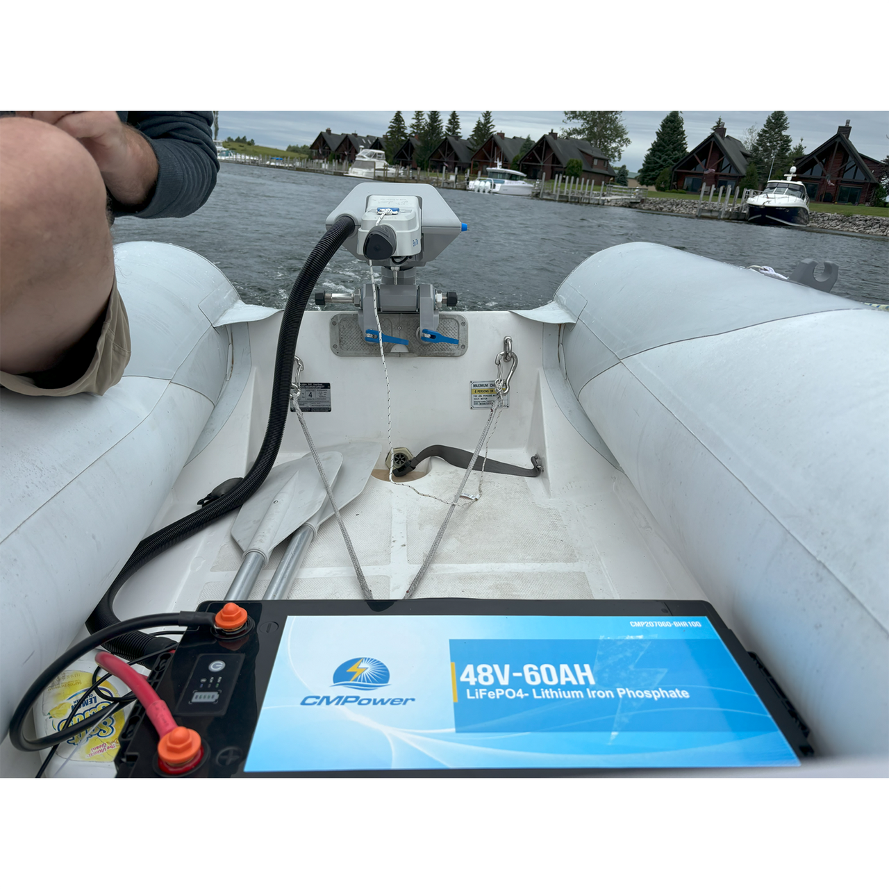 60 Ah 48 Volt 100 amp draw BMS (ePropulsion and others) - LiFePO4 Lithium Marine Battery