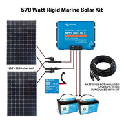 570 Watt Rigid Solar Panel Kit with Victron SmartSolar MPPT Controller