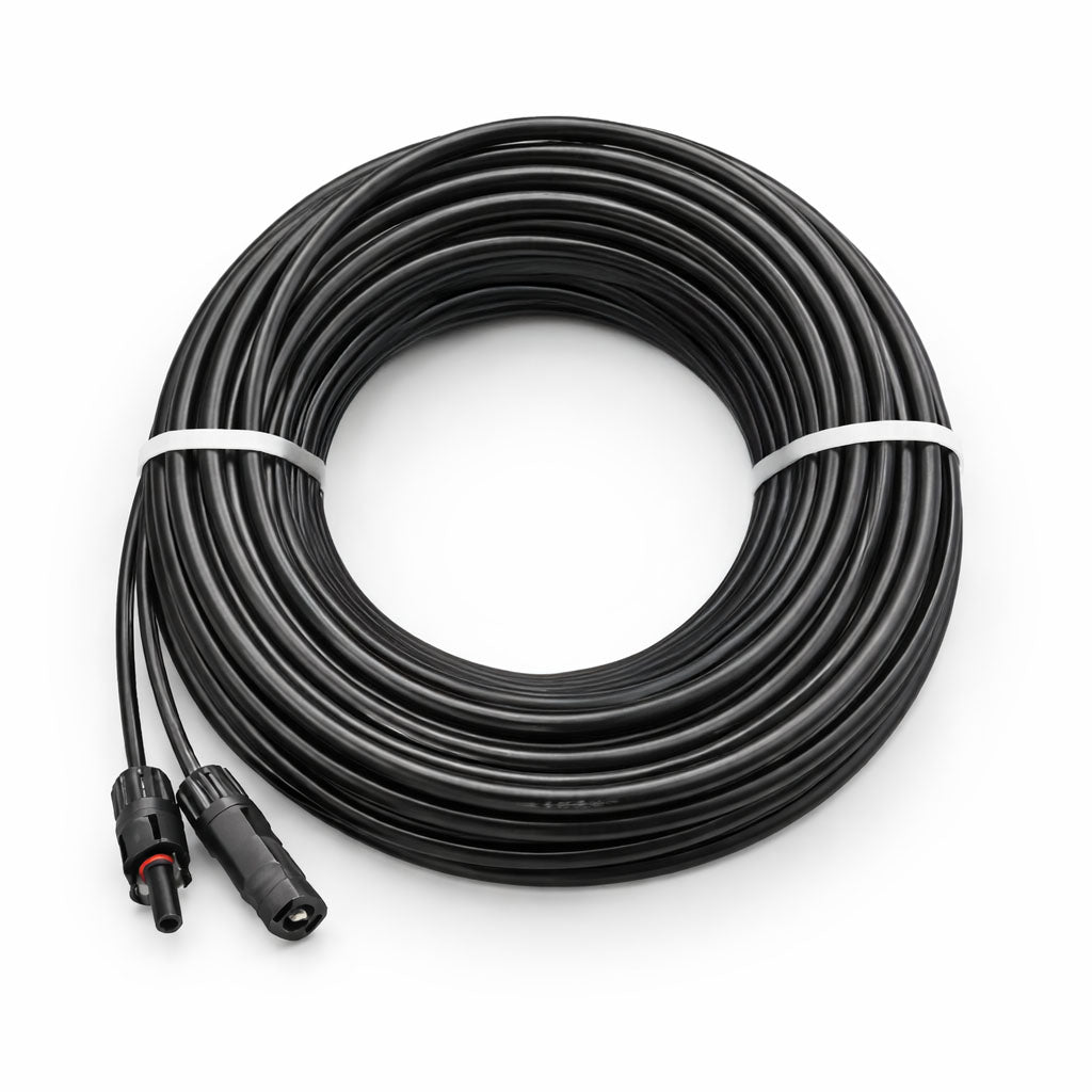 10 AWG marine solar wire 60 foot coil with mc4 connector