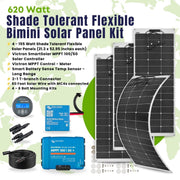 620 Watt Bimini Mount Flexible Solar Kit