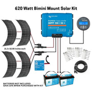 620 Watt Bimini Mount Flexible Solar Kit with Victron SmartSolar MPPT Controller