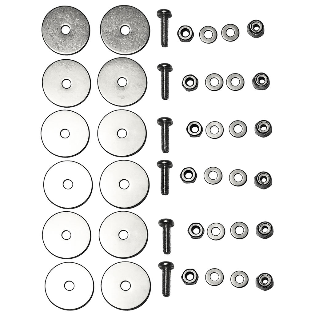 6 bolt kit canvas mounting hardware for flexible solar panels