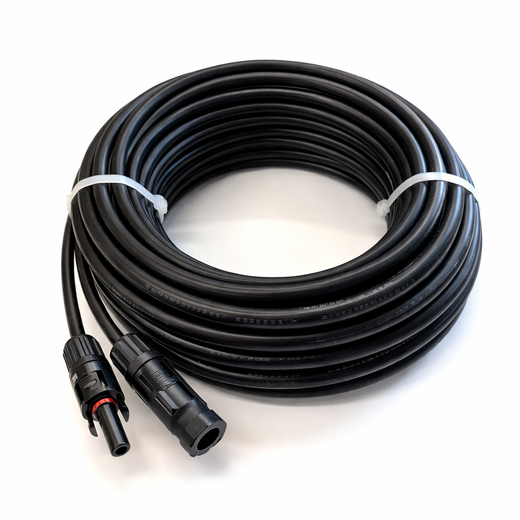 60 Foot Coil #8 AWG Marine Grade PV Solar Wire w- MC4 Preinstalled