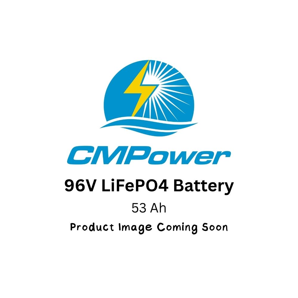 53 Ah 96 Volt BMS - LiFePO4 High Power Density Battery