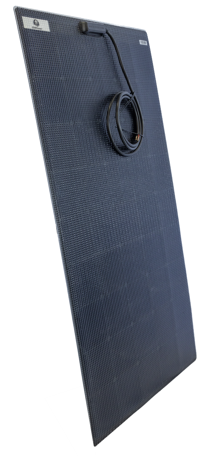 170 Watt Semi-Rigid Walkable Marine Solar Panels - Sunpower A+ Grade 24.4% Efficient Cells