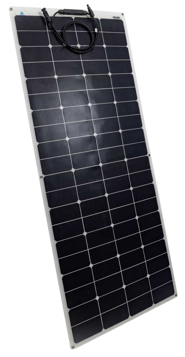 155 Watt Shade Tolerant Flexible Solar Panel - Sunpower A+ Grade 24.4% Efficient Cells
