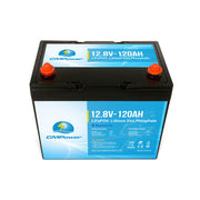120 Ah 12 Volt 150 amp draw BMS - LiFePO4 High Power Density Battery