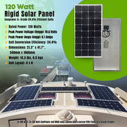 120 Watt Rigid Solar Panel