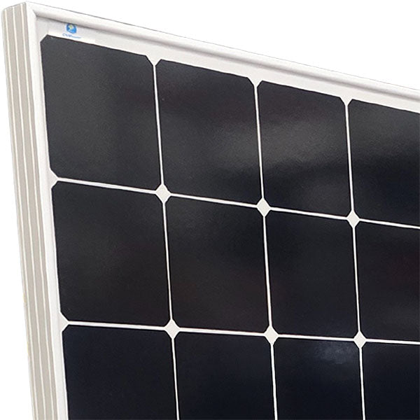 120 Watt Rigid Marine Solar Panel - Close Up