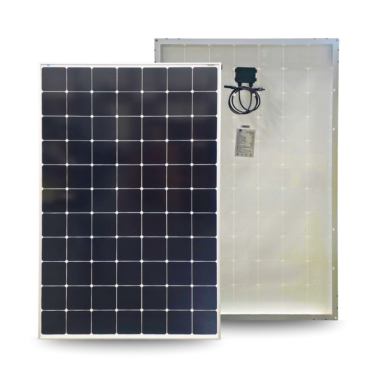 280 Watt Rigid Solar Panel - Sunpower A+ Grade 24.4% Efficient Cells