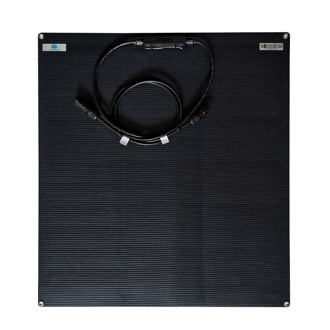 70 Watt Flexible Back Contact Solar Panels 27.4% efficient cells - front