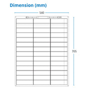 90 Watt Flexible Back Contact Solar Panels 27.4% efficient cells - dimension