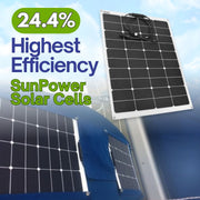 70 Watt Flexible Marine Solar Panel