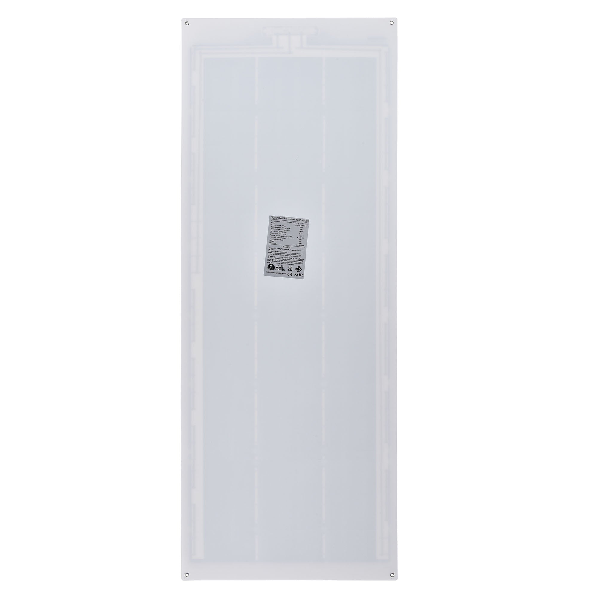 パンデイロ CONTEMPORÁNEA PDMV105CR 155 Watt Shade Tolerant Solar Panel for Boats | Custom Marine Products