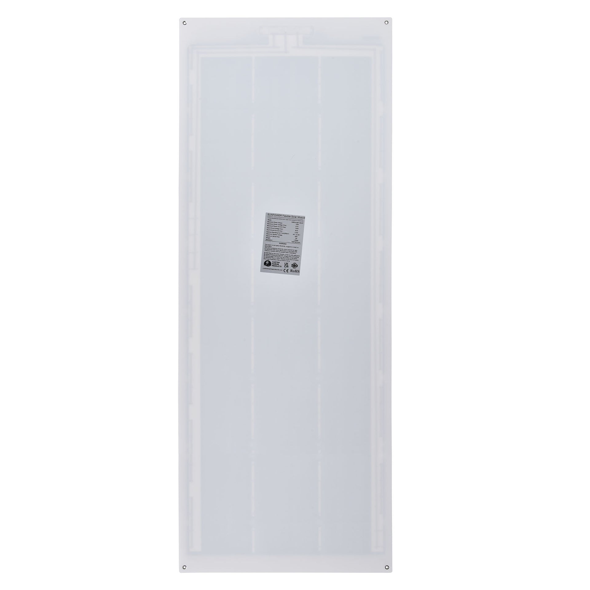 155 Watt Shade Tolerant Flexible Marine Solar Panel