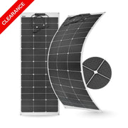 155W Flexible Marine Solar Panels - Shade Tolerant SunPower Cells 24.4% High Efficiency