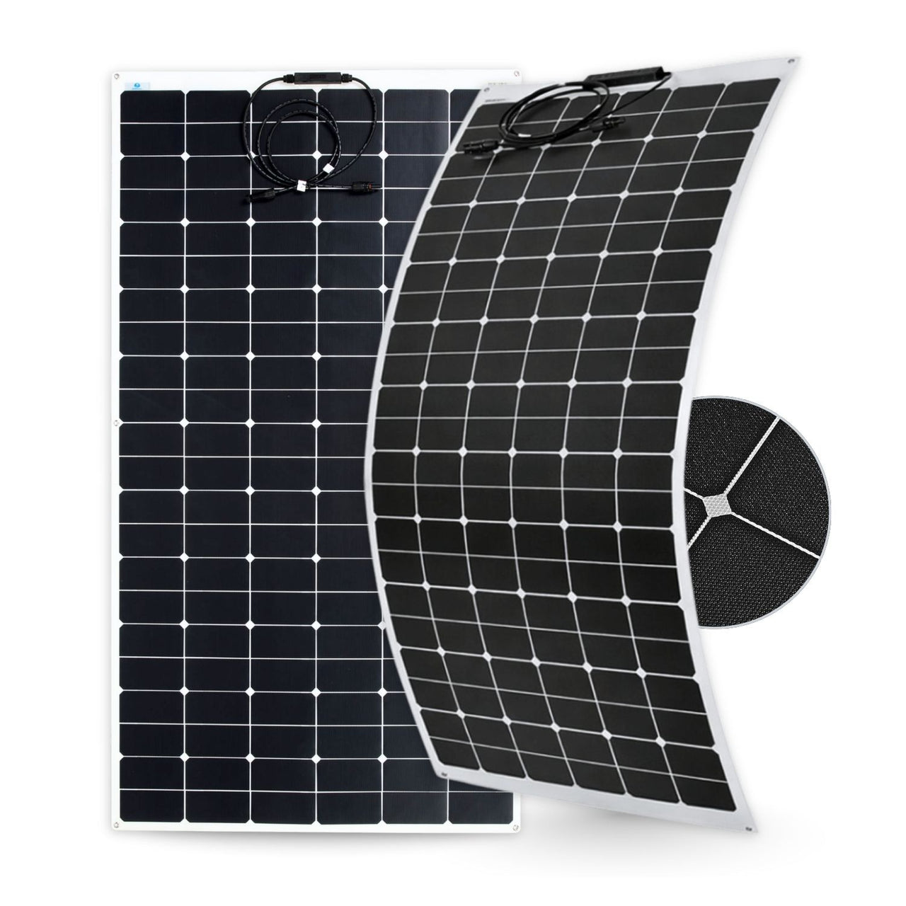 240 Watt Shade Tolerant Flexible Solar Panel - Sunpower A+ Grade 24.4% Efficient Cells