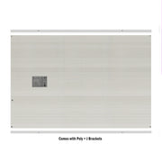 260W Shade Tolerant Flexible Solar Panel - with poly & j-brackets