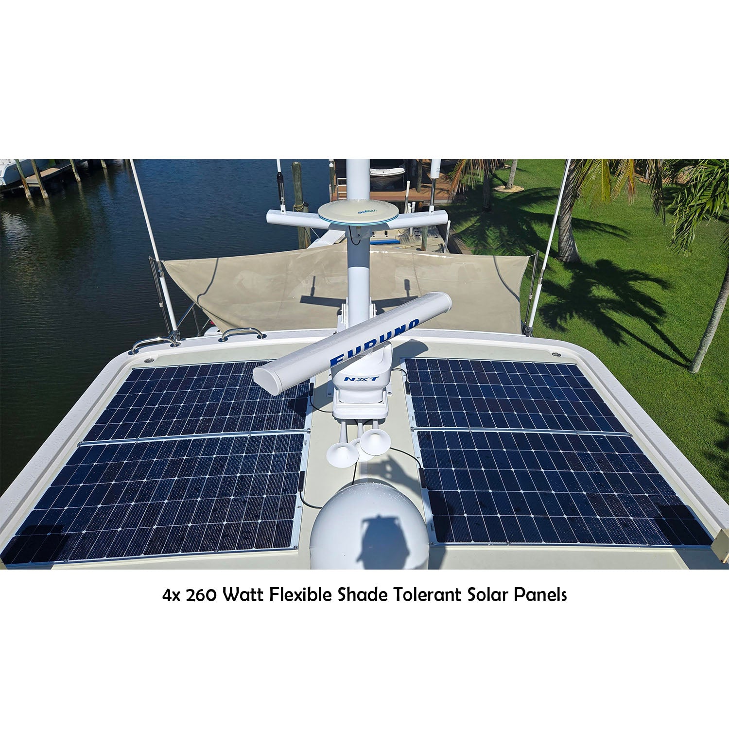 325W Flexible Solar Panel – Shade Tolerant | Custom Marine Products