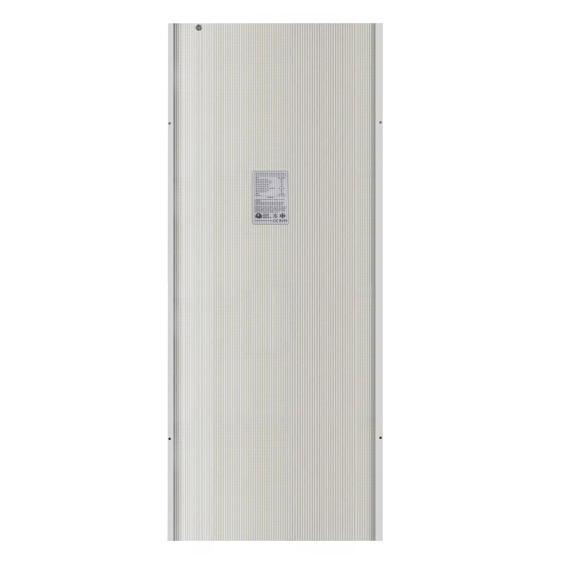 65 Watt Walkable Solar Panel - Carbon Fiber Series - back