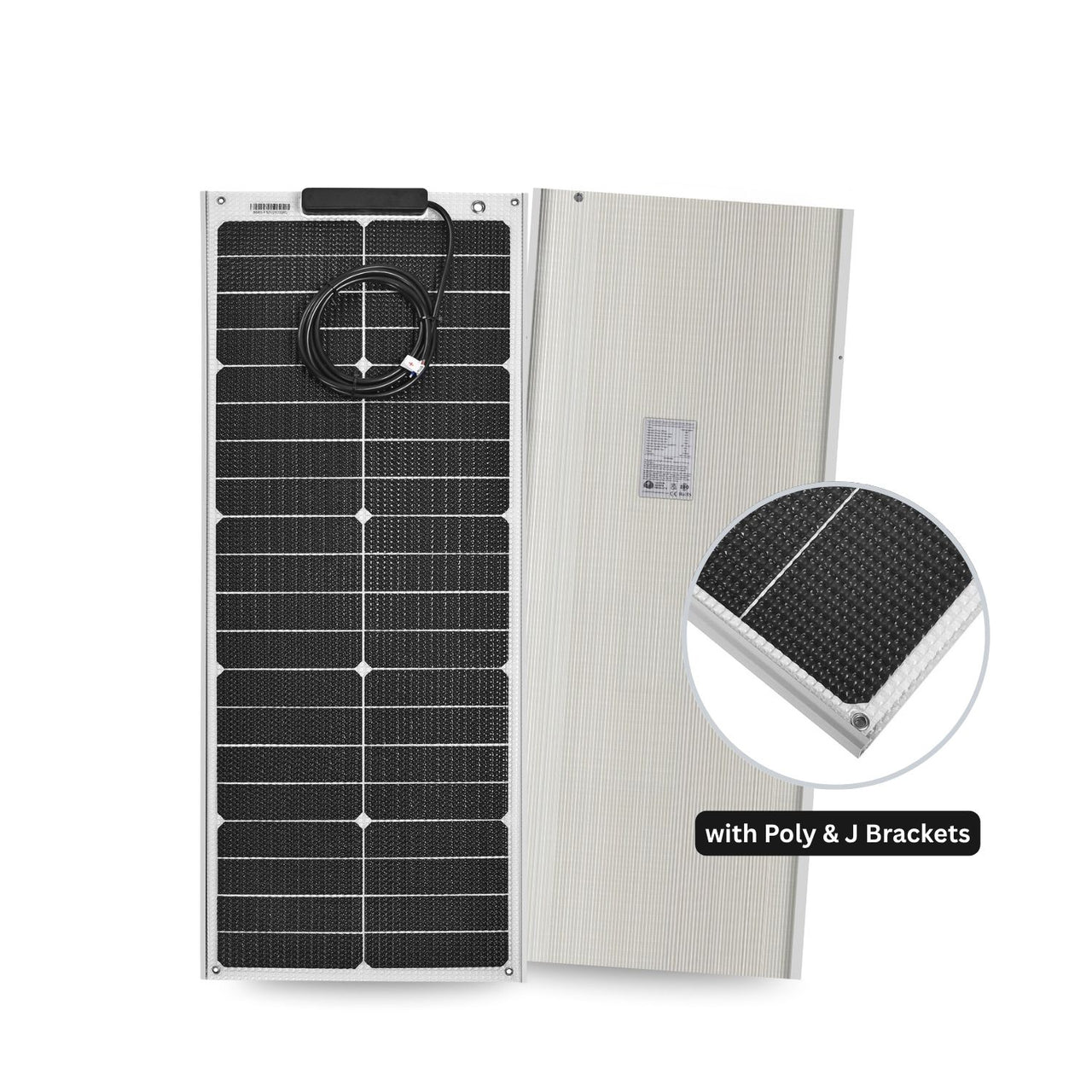 65 Watt Walkable Solar Panel - Carbon Fiber Series
