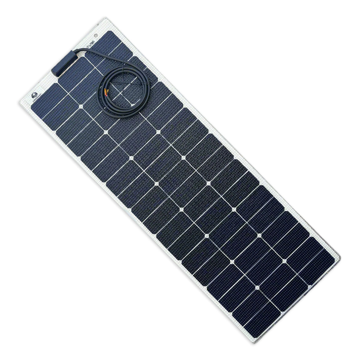 100 Watt Walkable Semi-Rigid Solar Panel - Carbon Fiber Series - Sunpower A+ Grade 24.4% Efficient Cells