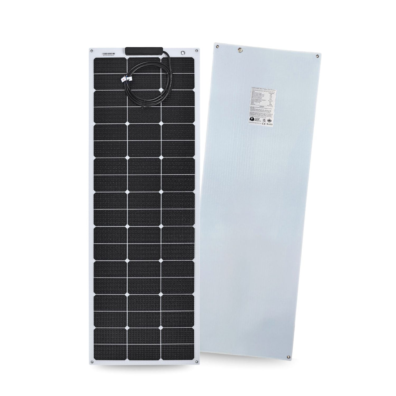 100 Watt Walkable Semi Rigid Shade Tolerant Solar Panel - Sunpower A+ Grade 24.4% Efficient Cells