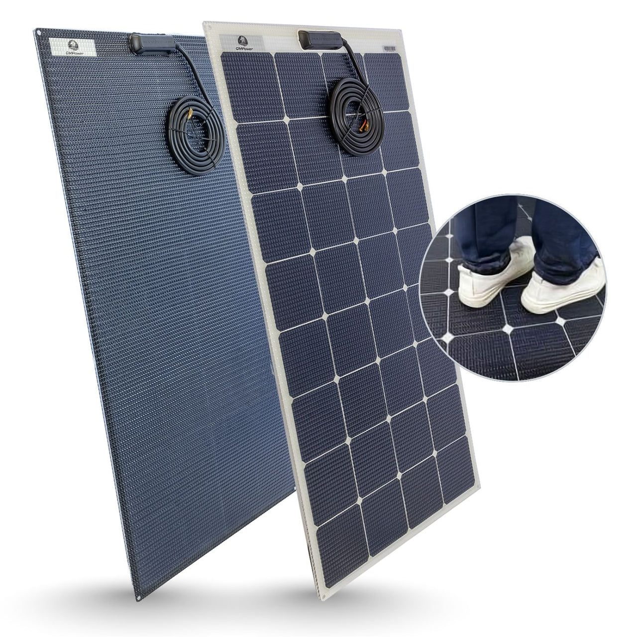 120 Watt Walkable Solar Panel - Sunpower A+ Grade 24.4% Efficient Cells